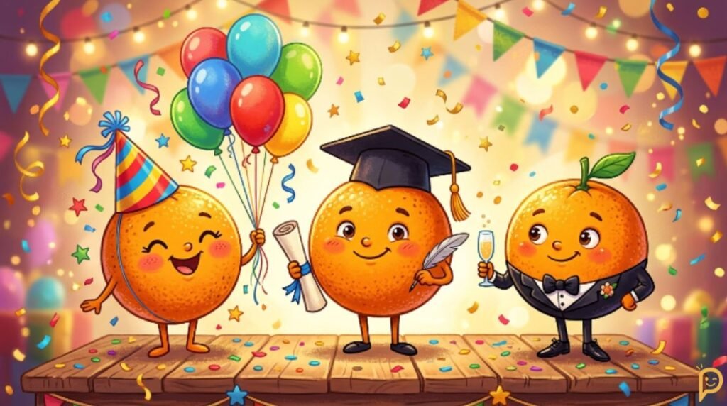 Clever Orange Puns for Birthdays, Parties & Special Occasions
