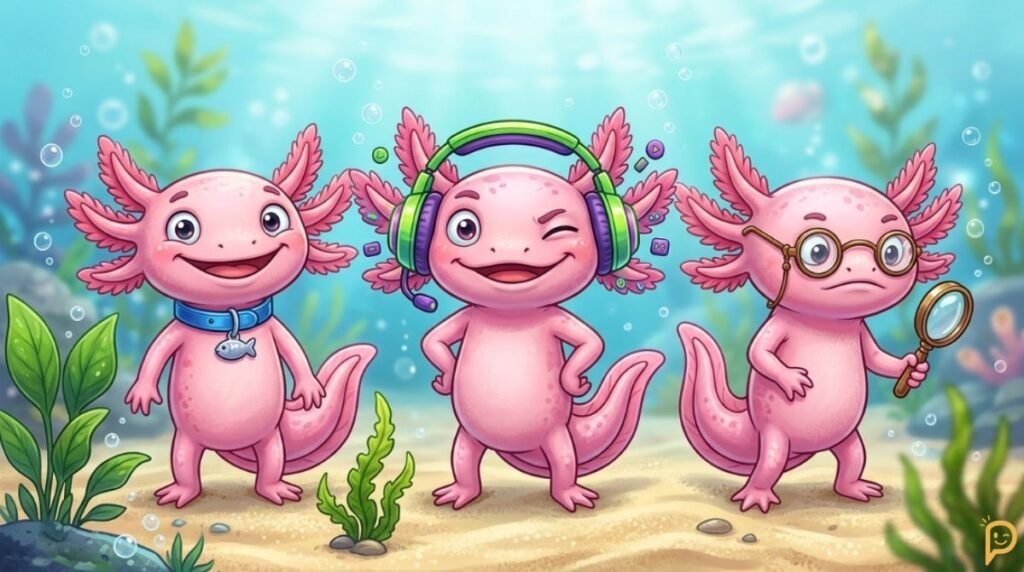 Axolotl Names, Social Media Puns & Bonus Jokes