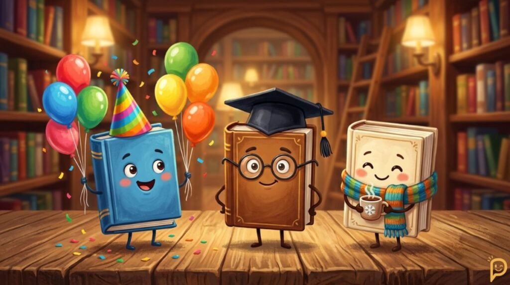 Book Puns, Captions, and Jokes for Every Occasion