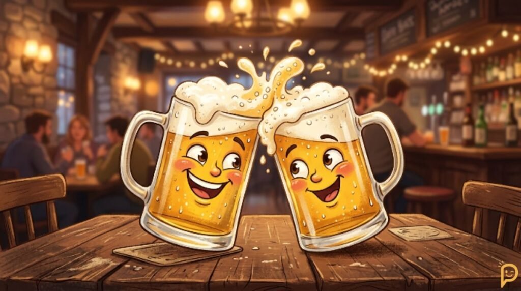 Clever Beer Puns About Friends, Love, and Pub Life