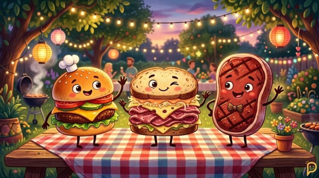 Corned Beef, Burger & Grill Jokes for Food Lovers