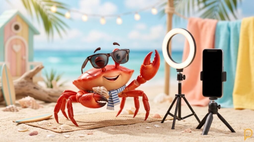 Crab Instagram Captions & Beachy One-Liners