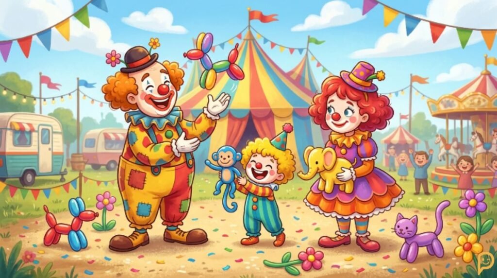 Cute Clown Puns for Kids and Family