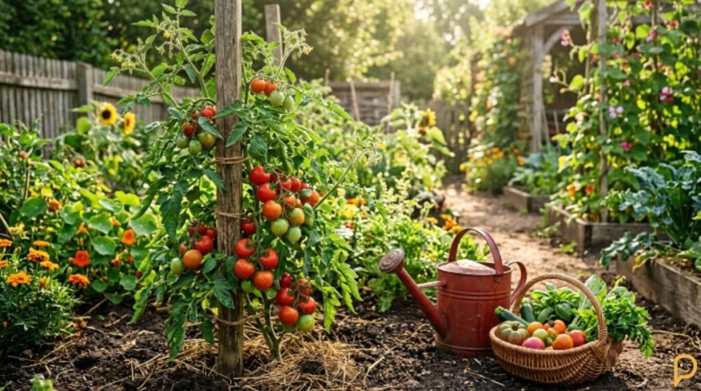 Garden, Tomato Plant & Farmer Puns