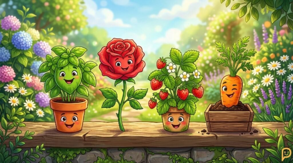 Herb, Flower, Fruit, and Vegetable Plant Puns