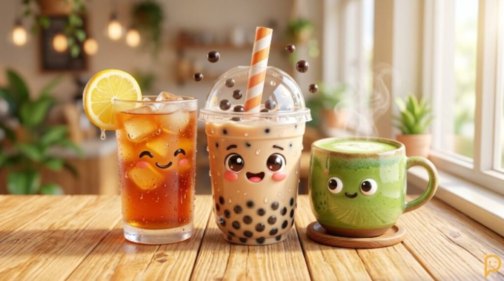 Iced Tea, Bubble Tea & Different Tea Puns