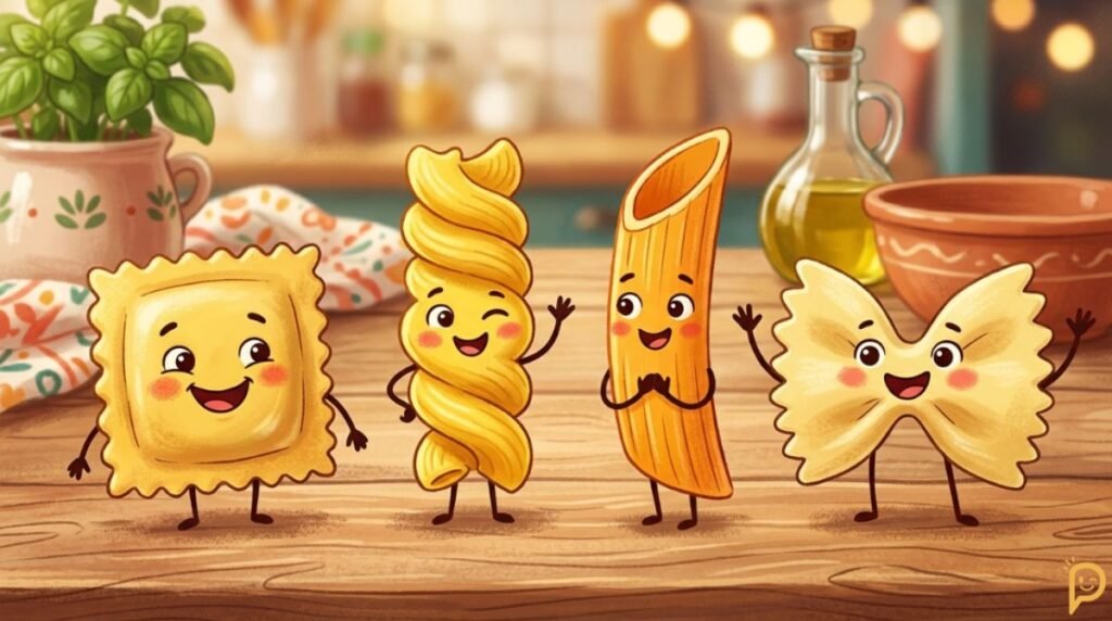 Pasta Party, Dinner & Foodie Puns