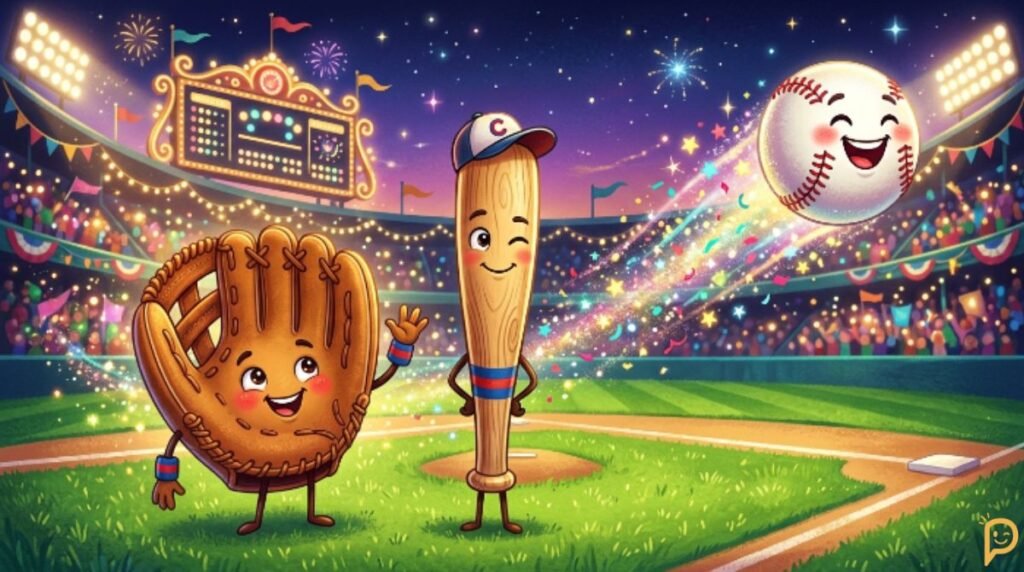 Pitch, Bat, Catch & Home Run Baseball Puns