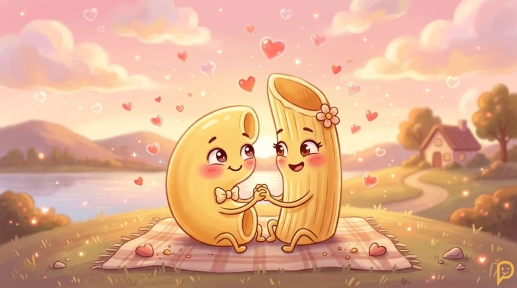 Romantic Pasta Puns for Your Love