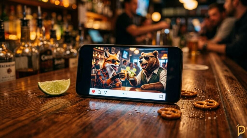 Bar Jokes for Captions, Friends & Social Media