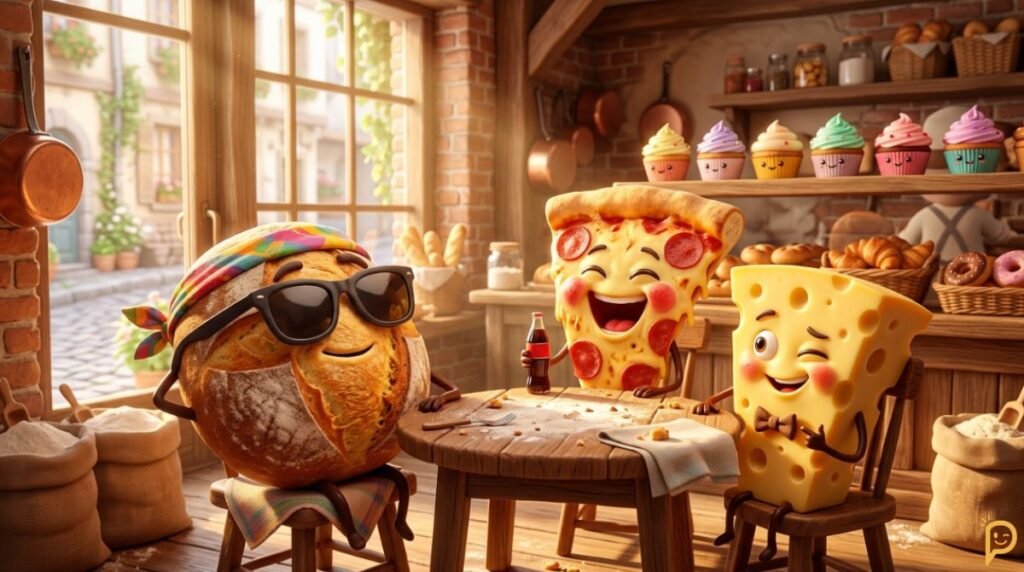Bread, Cheese, Pizza & Bakery Puns