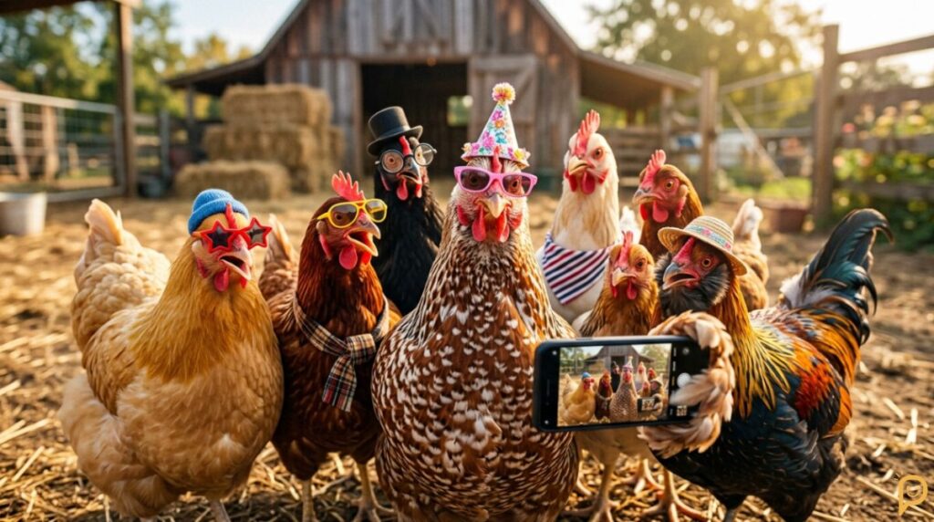 Chicken Puns for Instagram, Photos, and Selfies