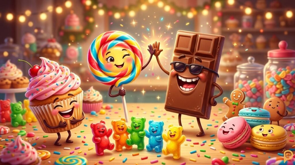 Chocolate Bar, Candy & Dessert Puns
