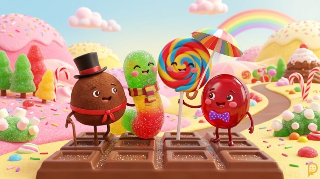 Chocolate, Gummy, Lollipop & Hard Candy Puns
