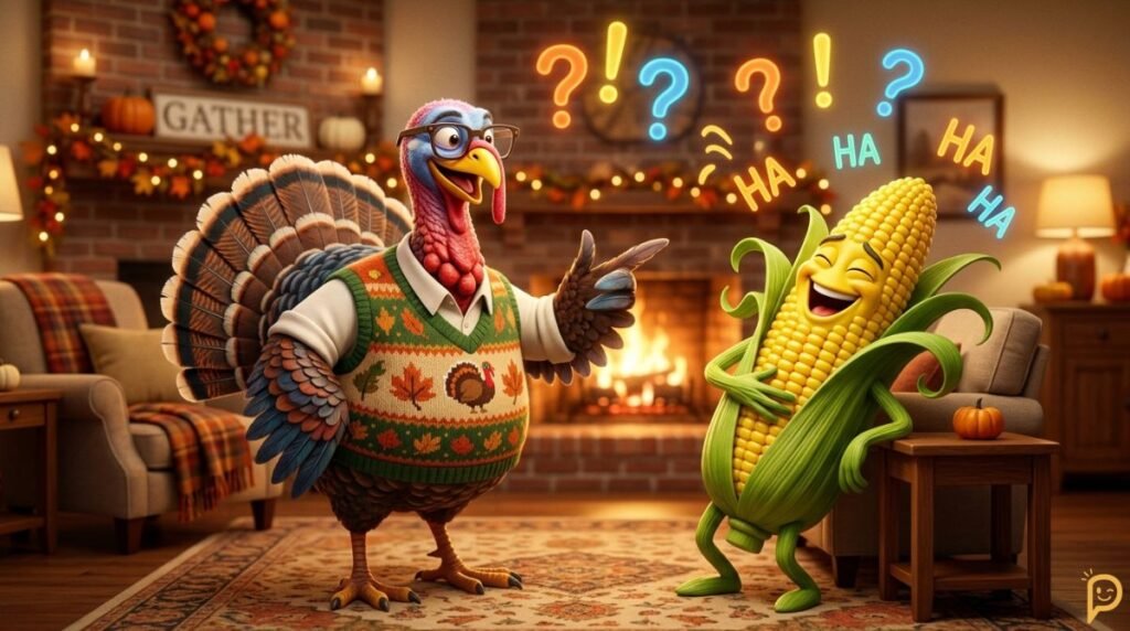Corny Thanksgiving Dad Jokes and Thanksgiving Q&A Puns