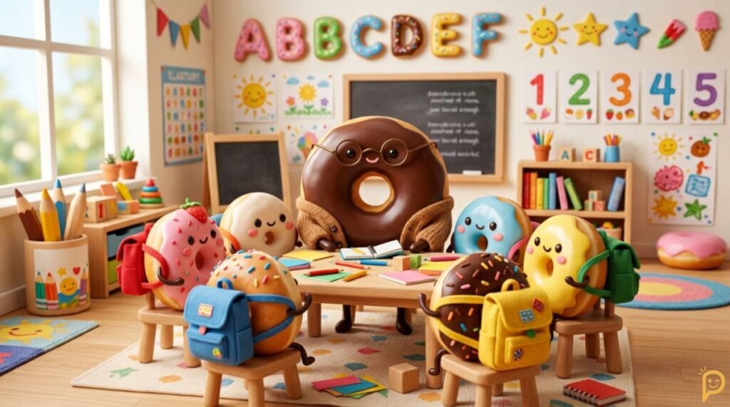 Cute Donut Puns for Kids, Teachers & Families