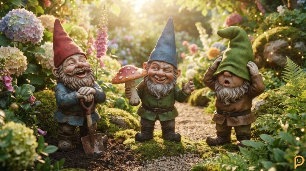 Funny Gnome Names, Sayings, Quotes & Dad Jokes