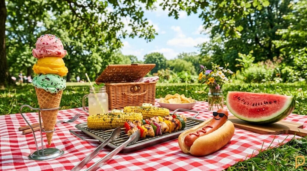 Ice Cream, BBQ, Picnic, and Summer Food Puns