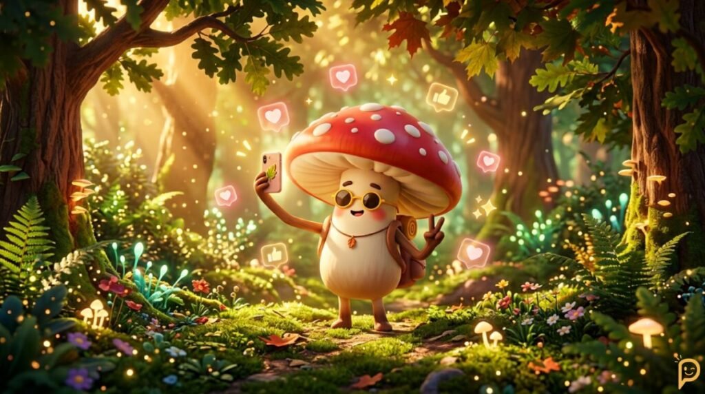Mushroom Puns for Instagram Captions & Social Media
