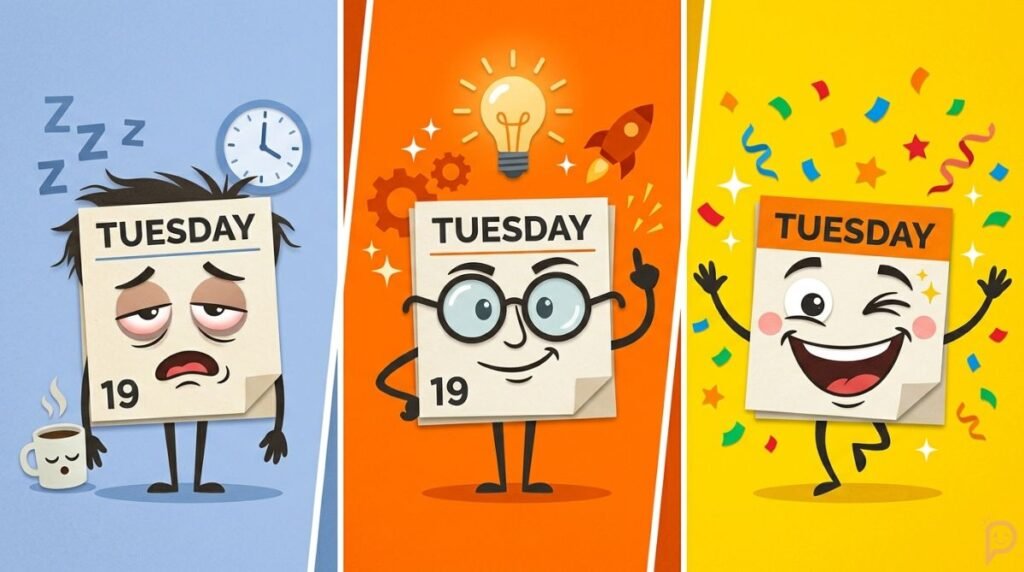 Quick Tuesday Joke Ideas by Mood