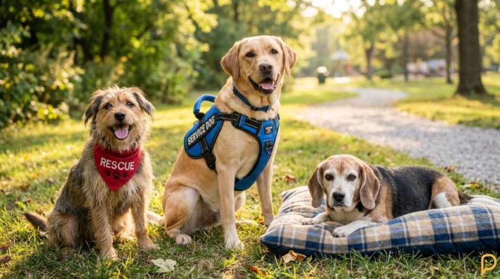 Rescue, Service & Senior Dog Puns