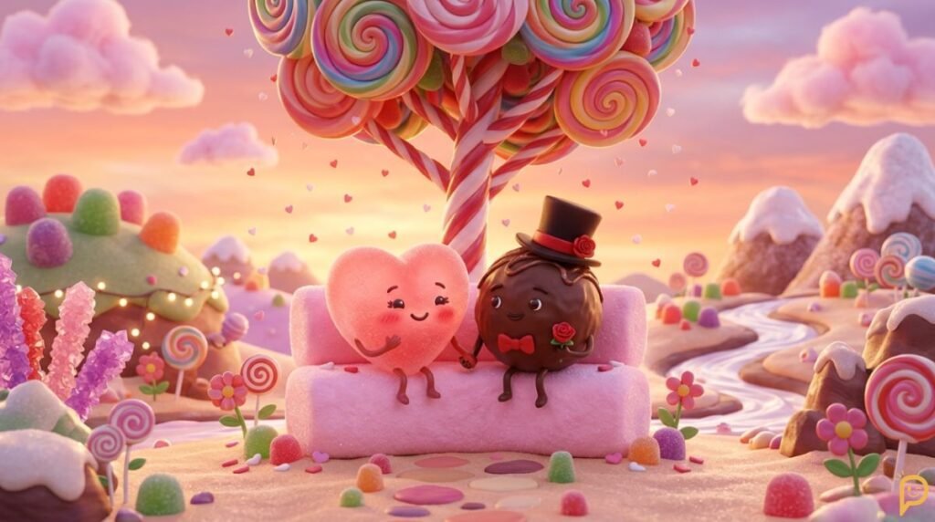 Romantic Candy Puns for Love, Flirting & Friendship