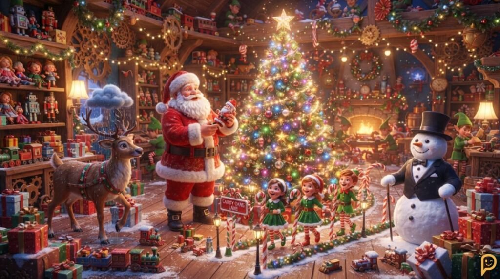Santa, Christmas Tree & Holiday Character Puns