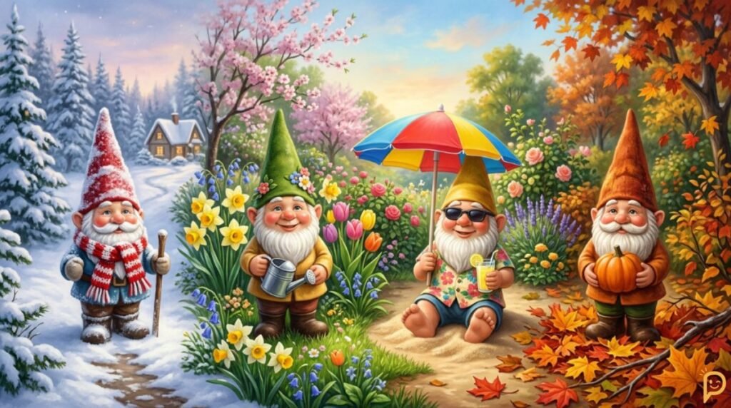 Seasonal and Holiday Gnome Puns