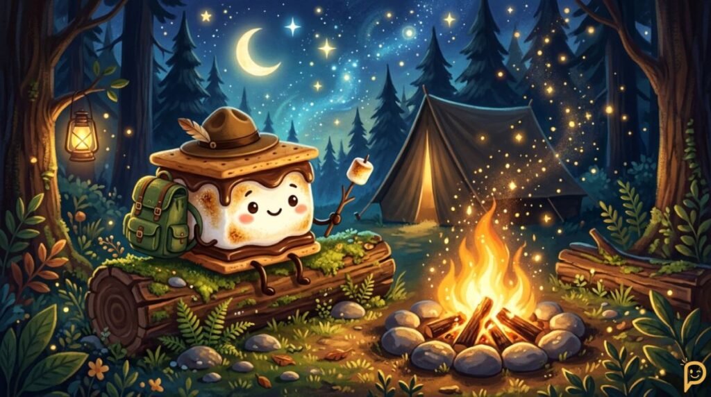 Smore Puns for Camping, Campfires & Bonfires
