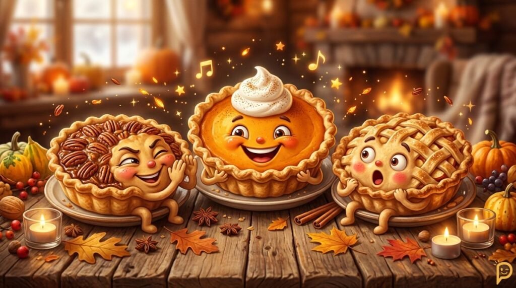 Thanksgiving Pie Puns, Dessert Puns, and Sweet Jokes