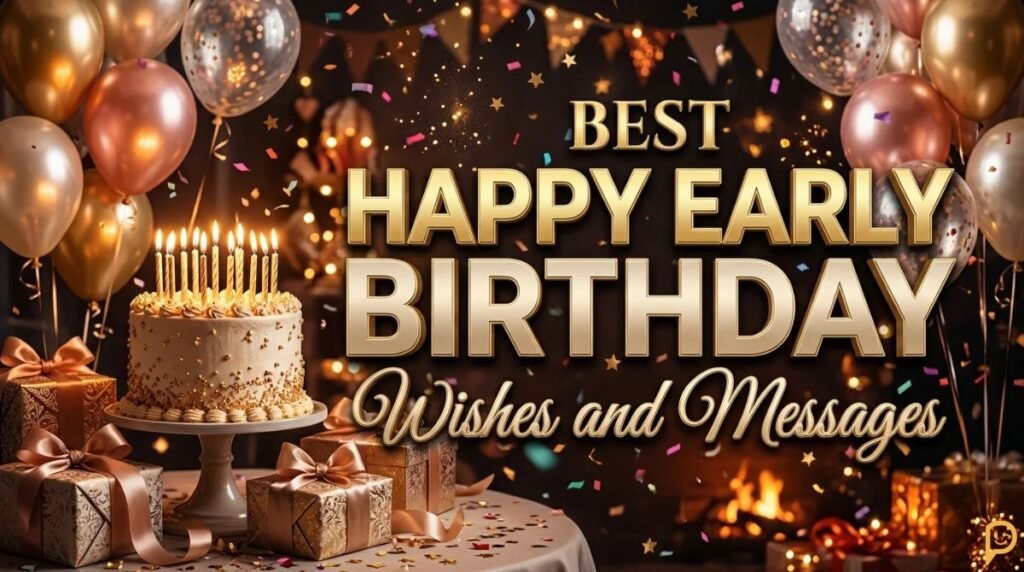 Best Happy Early Birthday Wishes and Messages