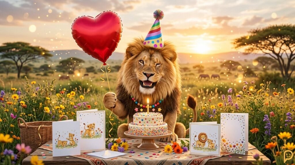 Birthday, Valentine’s, Cards, and Special Occasion Lion Puns
