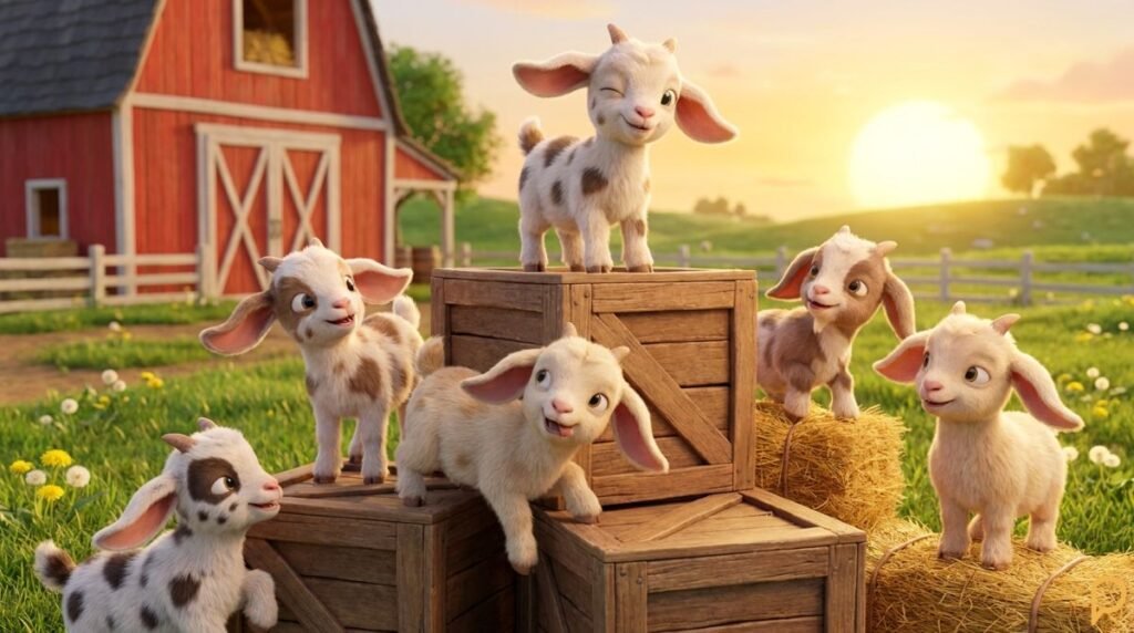 Cute Baby Goat Puns, Herd Puns, and Farm Humor