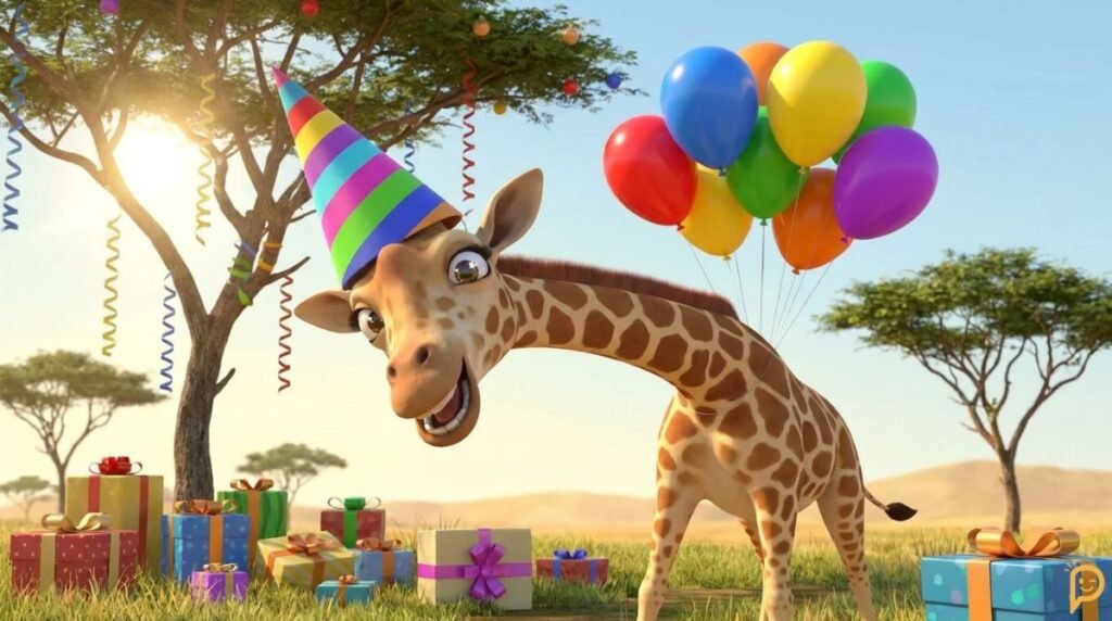 Giraffe Birthday Puns, Greetings, Cards, and Gift Messages