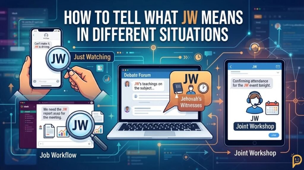 How to Tell What JW Means in Different Situations