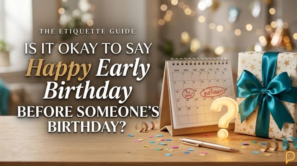 Is It Okay to Say Happy Early Birthday Before Someone’s Birthday?