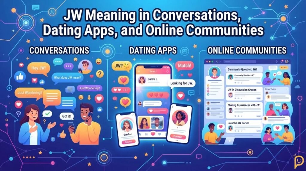 JW Meaning in Conversations, Dating Apps, and Online Communities
