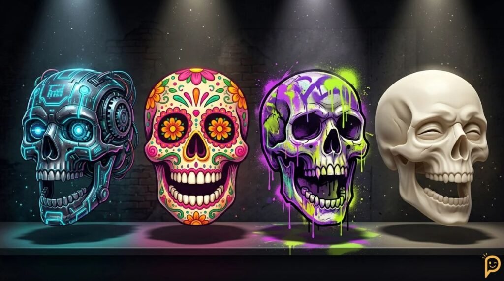 Popular Laughing Skull Designs and Styles
