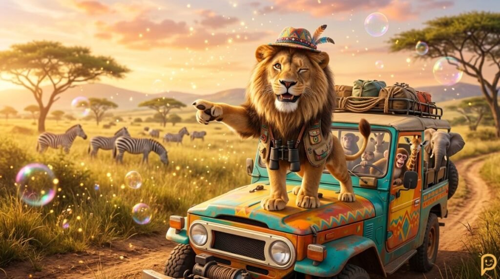 Safari, Zoo, and Wildlife Lion Puns