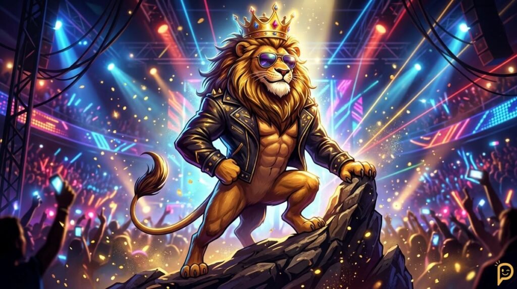 Savage, Confident, and Roaring Lion Captions