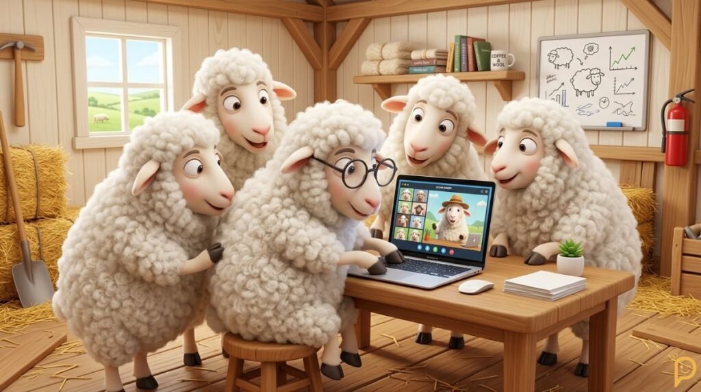 Sheep Puns for Farm Photos, Work, and Group Chats