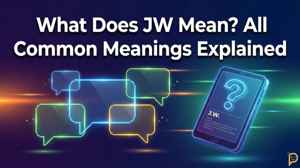 What Does JW Mean? All Common Meanings Explained