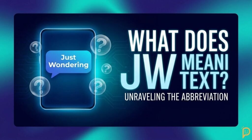 What Does JW Mean in Text?