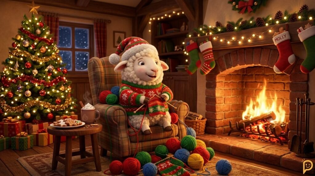 Wool, Fleece, Knitting, and Christmas Sheep Puns